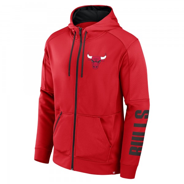 Толстовка на молнии Chicago Bulls Baller Defender Performance - Red