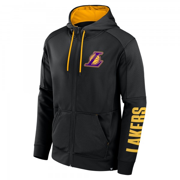 Толстовка на молнии Los Angeles Lakers Baller Defender Performance - Black
