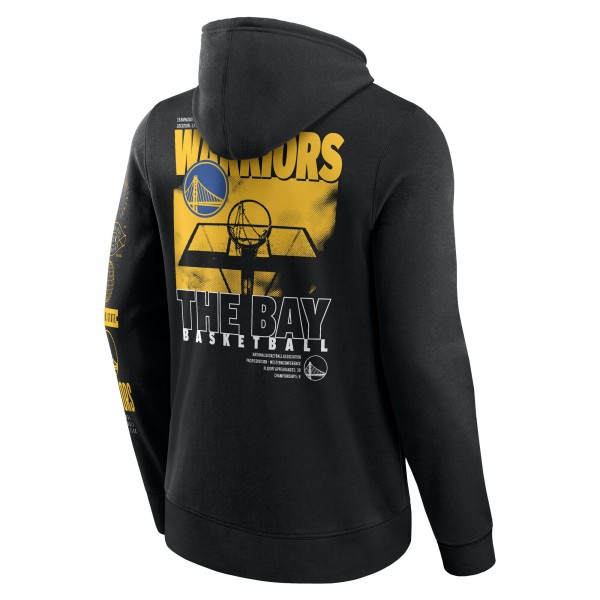 Толстовка Golden State Warriors Fanatics Black Game Time Crossover