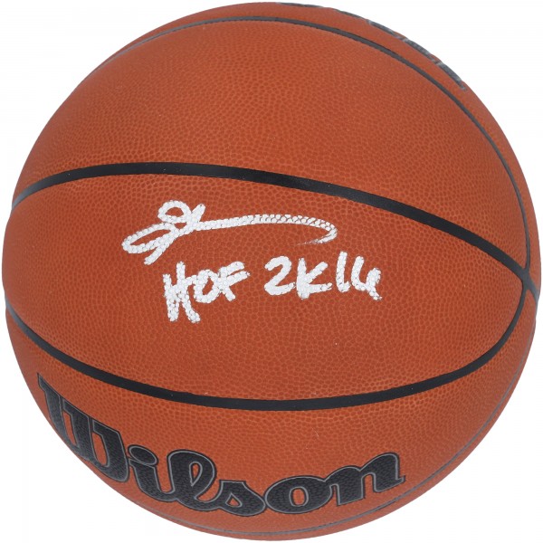 Allen Iverson Philadelphia 76ers Autographed Fanatics Authentic Wilson Official Game Basketball with HOF 2K16 Inscription