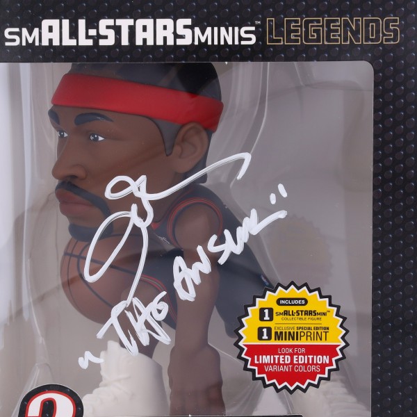 Allen Iverson Philadelphia 76ers Autographed Fanatics Authentic smALL-STARS 6 Figurine with The Answer Inscription