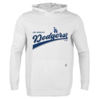 Los Angeles Dodgers Levelwear White Relay 2.0 Retro Pullover Hoodie