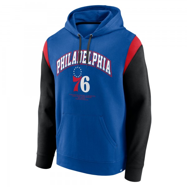 Philadelphia 76ers Fanatics Royal Scorer Pullover Hoodie
