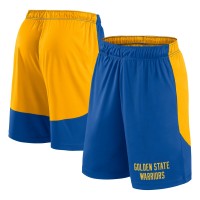 Шорты Golden State Warriors Mens Launch Performance - Royal/Gold