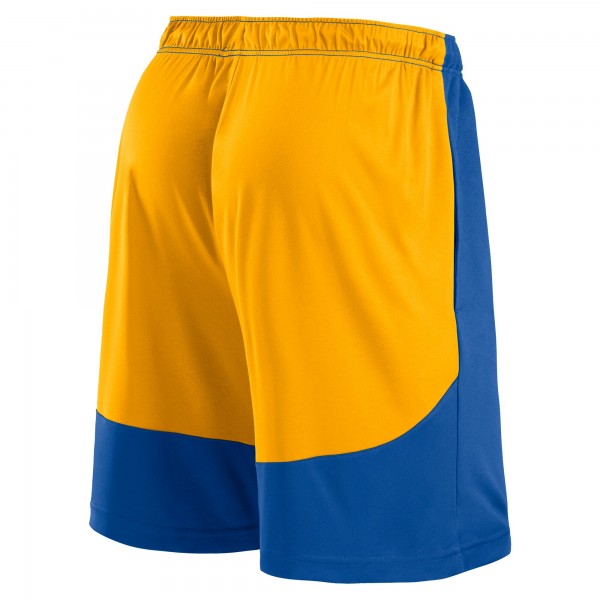 Шорты Golden State Warriors Mens Launch Performance - Royal/Gold
