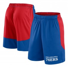 Philadelphia 76ers Logo Athletic Royal Launch Performance Shorts