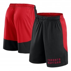 Toronto Raptors Logo Athletic Black Launch Performance Shorts