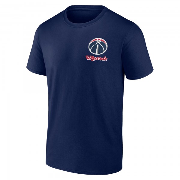 Футболка Washington Wizards Logo Athletic Navy Never Over