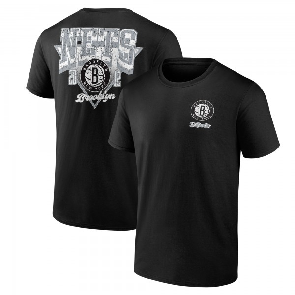 Футболка Brooklyn Nets Logo Athletic Black Never Over