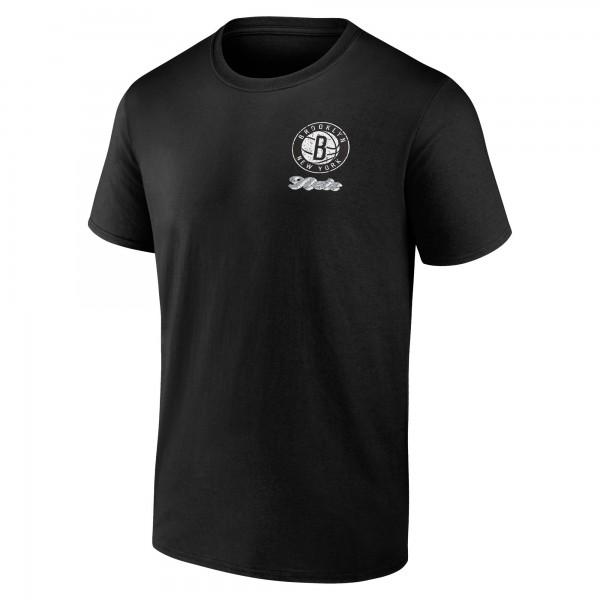 Футболка Brooklyn Nets Logo Athletic Black Never Over