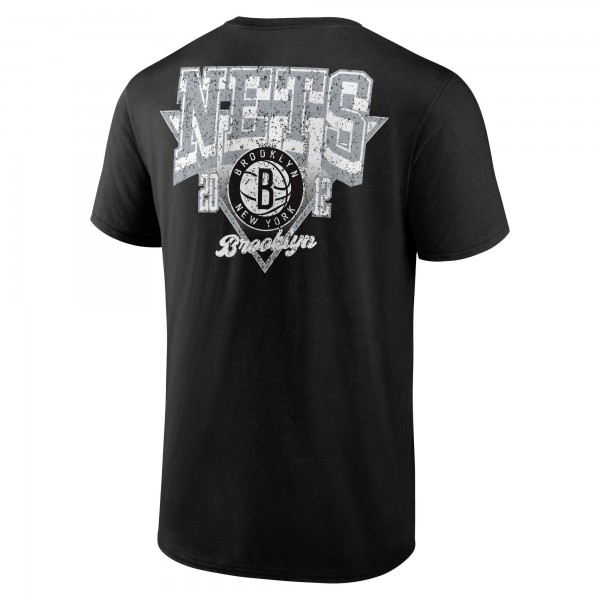 Футболка Brooklyn Nets Logo Athletic Black Never Over