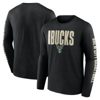 Футболка с длинным рукавом Milwaukee Bucks Vision - Black