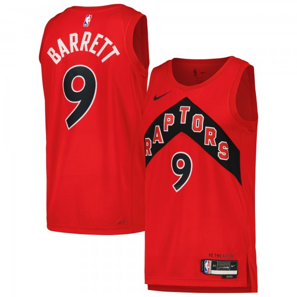 Джерси Unisex Toronto Raptors RJ Barrett Nike Red Swingman Player - Icon Edition