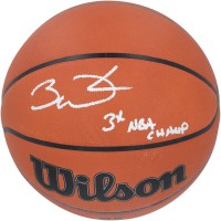 Мяч Dwyane Wade Miami Heat Autographed Authentic Wilson Official Game with 3x NBA Champ Inscription