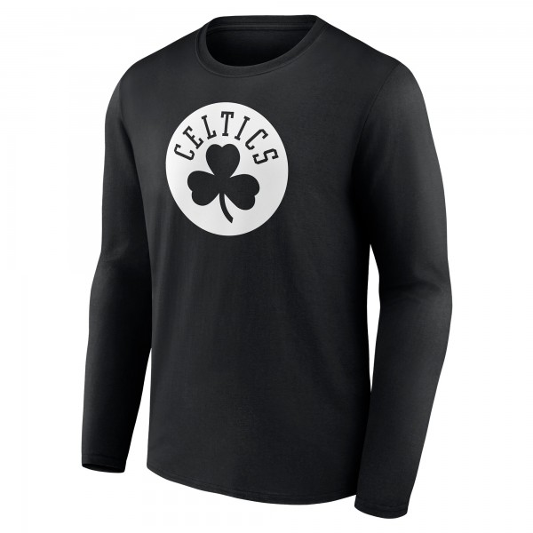 Футболка с длинным рукавом Boston Celtics Personalized Name & Number Monochrome - Black