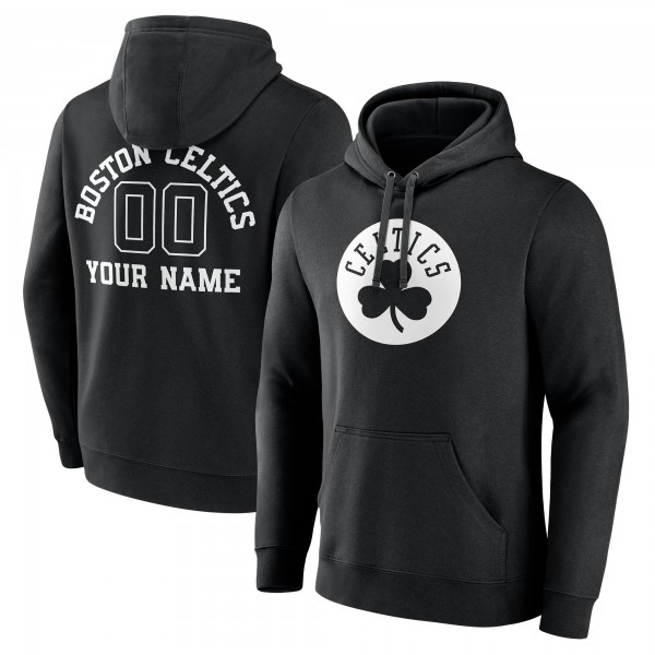 Толстовка Boston Celtics Personalized Name & Number Monochrome - Black