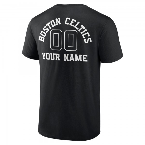 Футболка Boston Celtics Personalized Name & Number Monochrome - Black