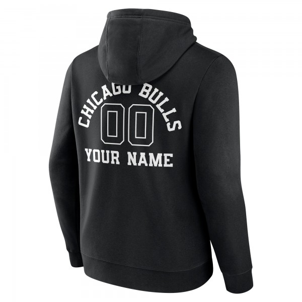 Толстовка Chicago Bulls Personalized Name & Number Monochrome - Black