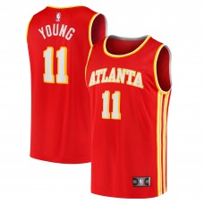 Игровая джерси Trae Young Atlanta Hawks Youth Fast Break Player - Icon Edition - Red