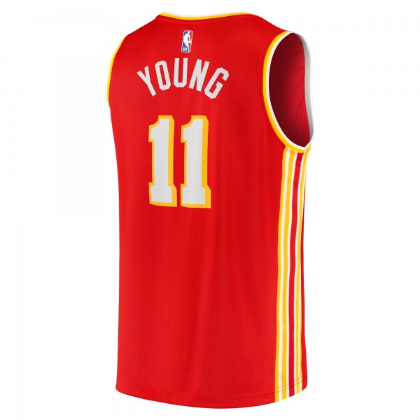 Игровая джерси Trae Young Atlanta Hawks Youth Fast Break Player - Icon Edition - Red