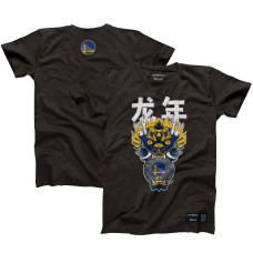 Футболка Unisex Golden State Warriors Hyperfly Heather Black Year of the Dragon Lunar New Year Collection