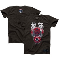 Unisex Washington Wizards Hyperfly Heather Black Year of the Dragon Lunar New Year Collection T-Shirt
