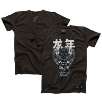 Футболка San Antonio Spurs Hyperfly Unisex Year of the Dragon Lunar New Year Collection - Heather Black