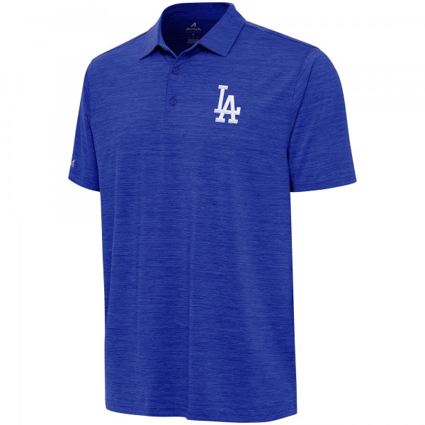 Los Angeles Dodgers Antigua Heather Royal Layout Polo