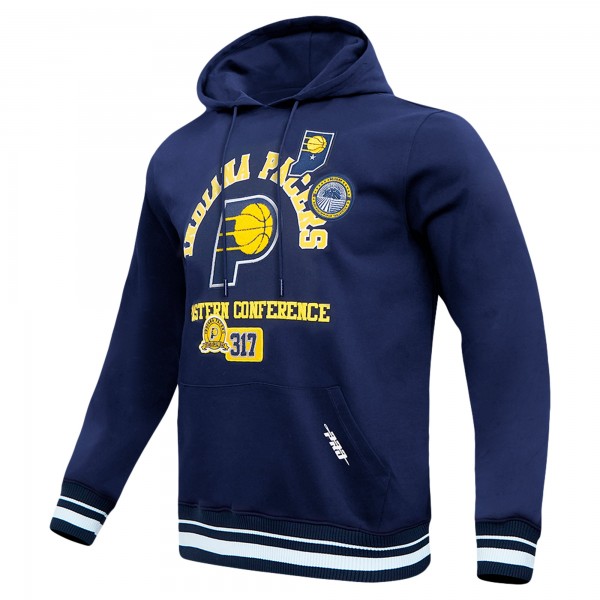 Indiana Pacers Pro Standard Navy Area Code Pullover Hoodie