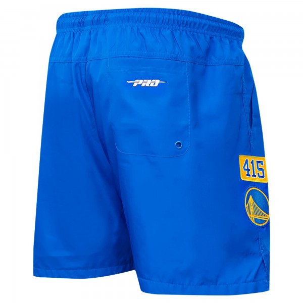 Шорты Golden State Warriors Pro Standard Area Code - Royal