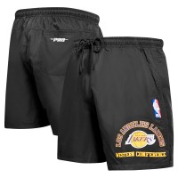 Шорты Los Angeles Lakers Pro Standard Area Code - Black