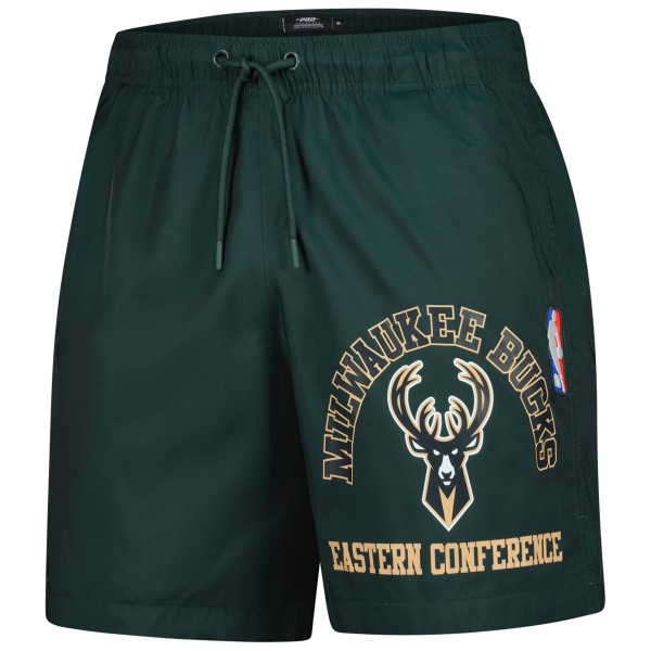 Milwaukee Bucks Pro Standard Hunter Green Area Code Shorts