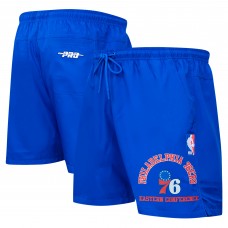 Philadelphia 76ers Pro Standard Royal Area Code Shorts