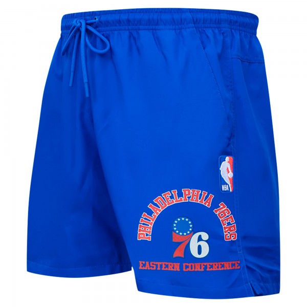 Philadelphia 76ers Pro Standard Royal Area Code Shorts
