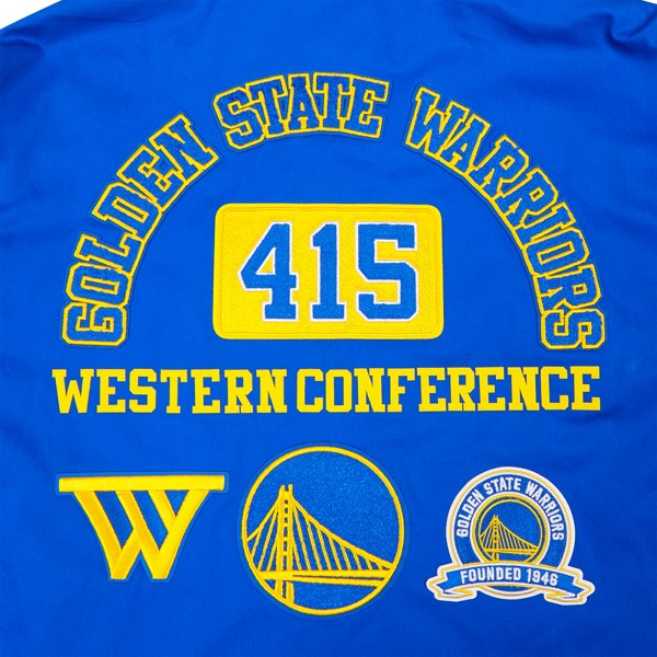 Кофта на молнии Golden State Warriors Pro Standard Area Code - Royal