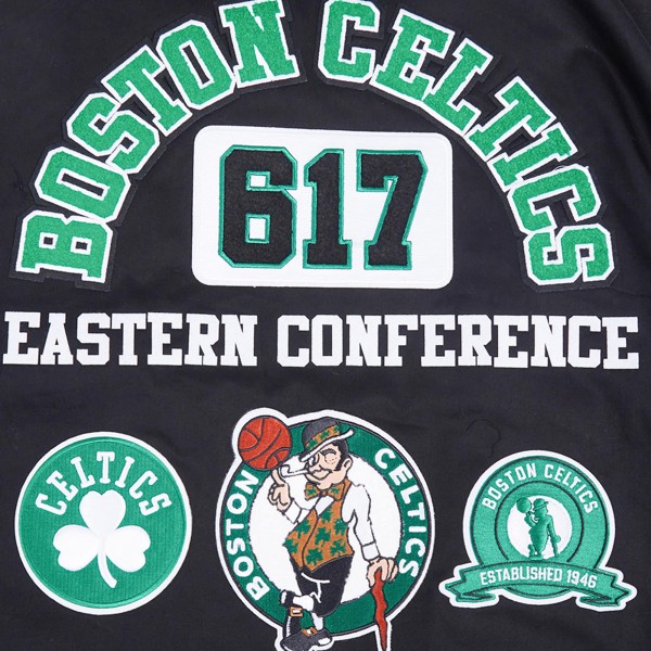 Кофта на молнии Boston Celtics Pro Standard Area Code Twill - Black