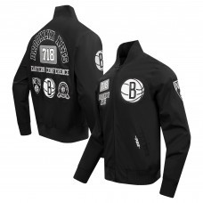Кофта на молнии Brooklyn Nets Pro Standard Area Code Twill - Black