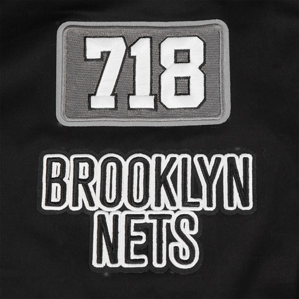 Кофта на молнии Brooklyn Nets Pro Standard Area Code Twill - Black