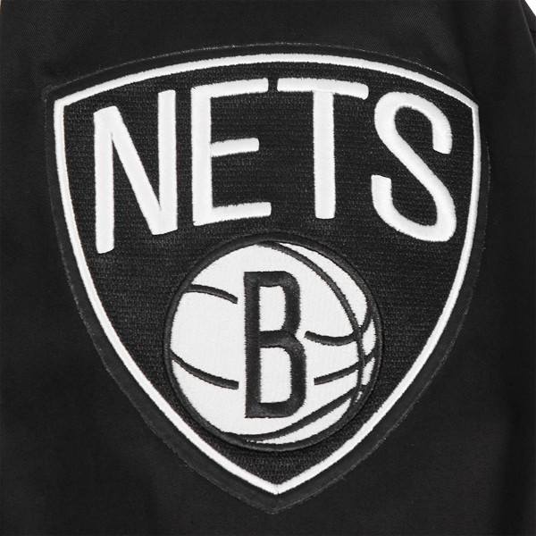 Кофта на молнии Brooklyn Nets Pro Standard Area Code Twill - Black