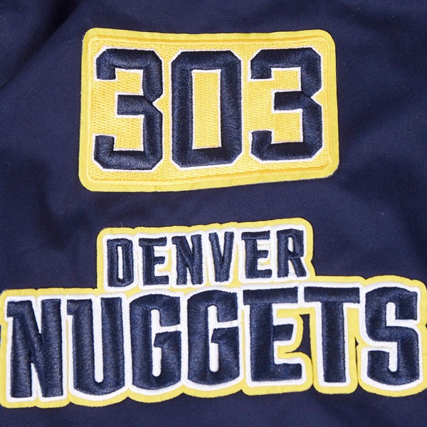 Denver Nuggets Pro Standard Navy Area Code Full-Zip Jacket
