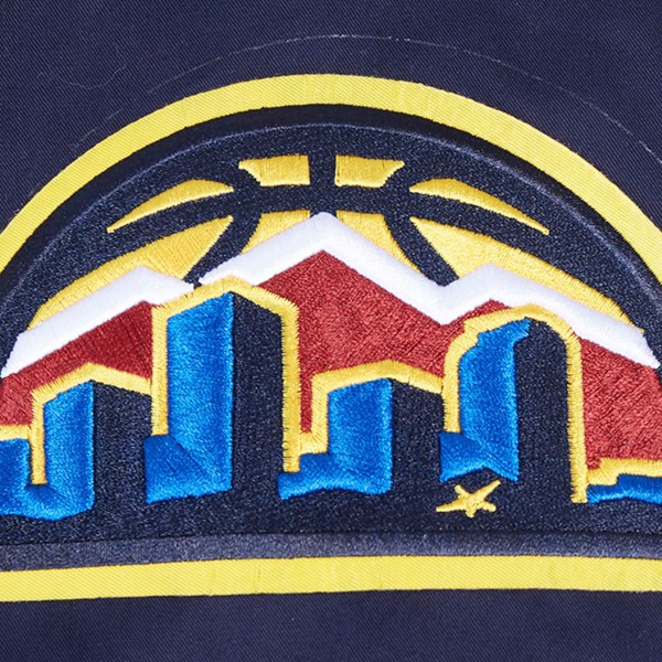 Denver Nuggets Pro Standard Navy Area Code Full-Zip Jacket