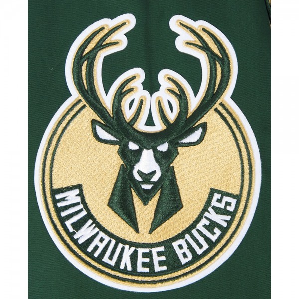 Кофта на молнии Milwaukee Bucks Pro Standard Area Code Twill - Hunter Green