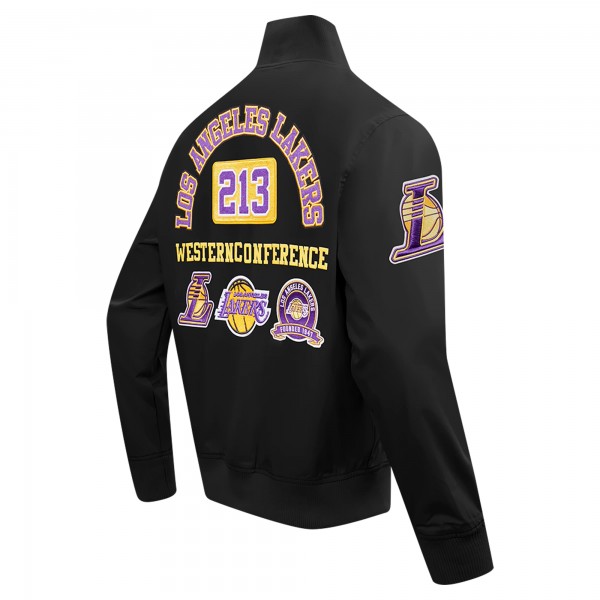Кофта на молнии Los Angeles Lakers Pro Standard Area Code Twill - Black