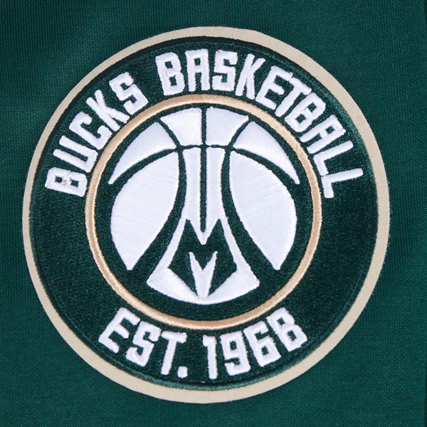 Толстовка Milwaukee Bucks Pro Standard Split Logo - Hunter Green