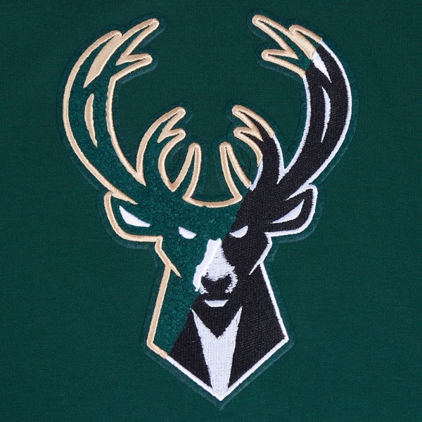 Толстовка Milwaukee Bucks Pro Standard Split Logo - Hunter Green