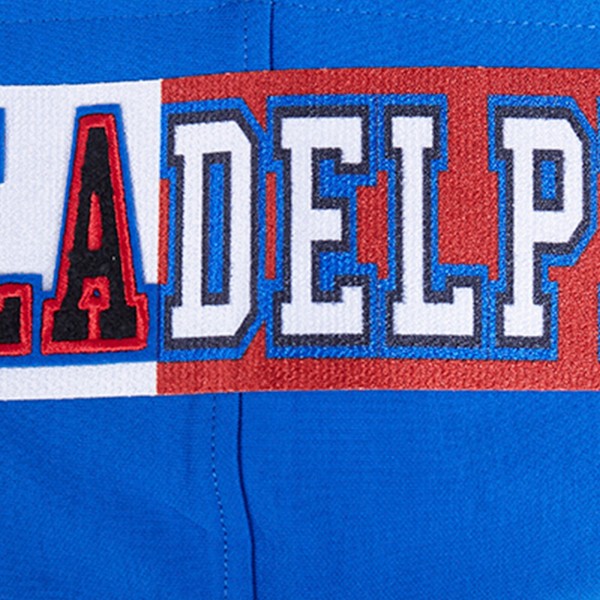 Philadelphia 76ers Pro Standard Royal Split Logo Pullover Hoodie