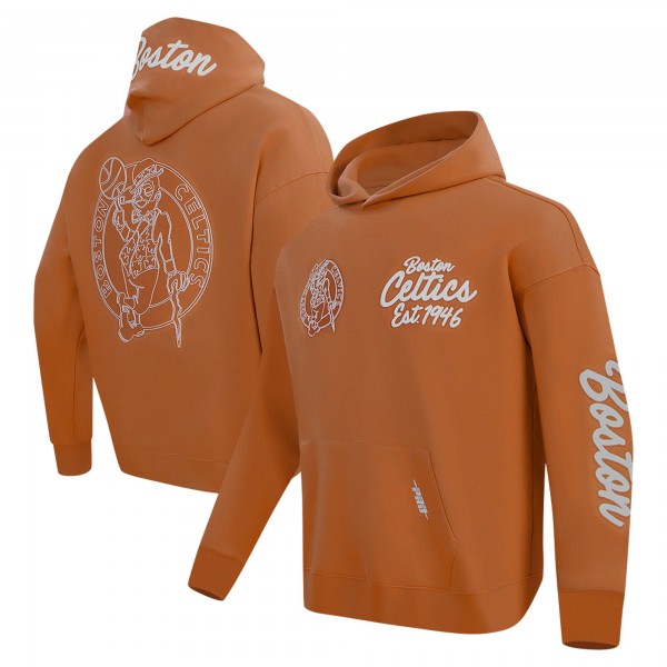 Толстовка Boston Celtics Pro Standard Paint the City Drop Shoulder - Brown