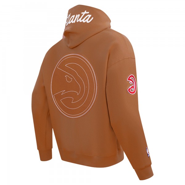 Толстовка Atlanta Hawks Pro Standard Paint the City Drop Shoulder - Brown