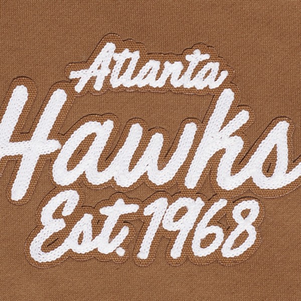 Толстовка Atlanta Hawks Pro Standard Paint the City Drop Shoulder - Brown