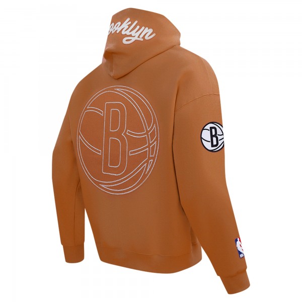 Толстовка Brooklyn Nets Pro Standard Paint the City Drop Shoulder - Brown